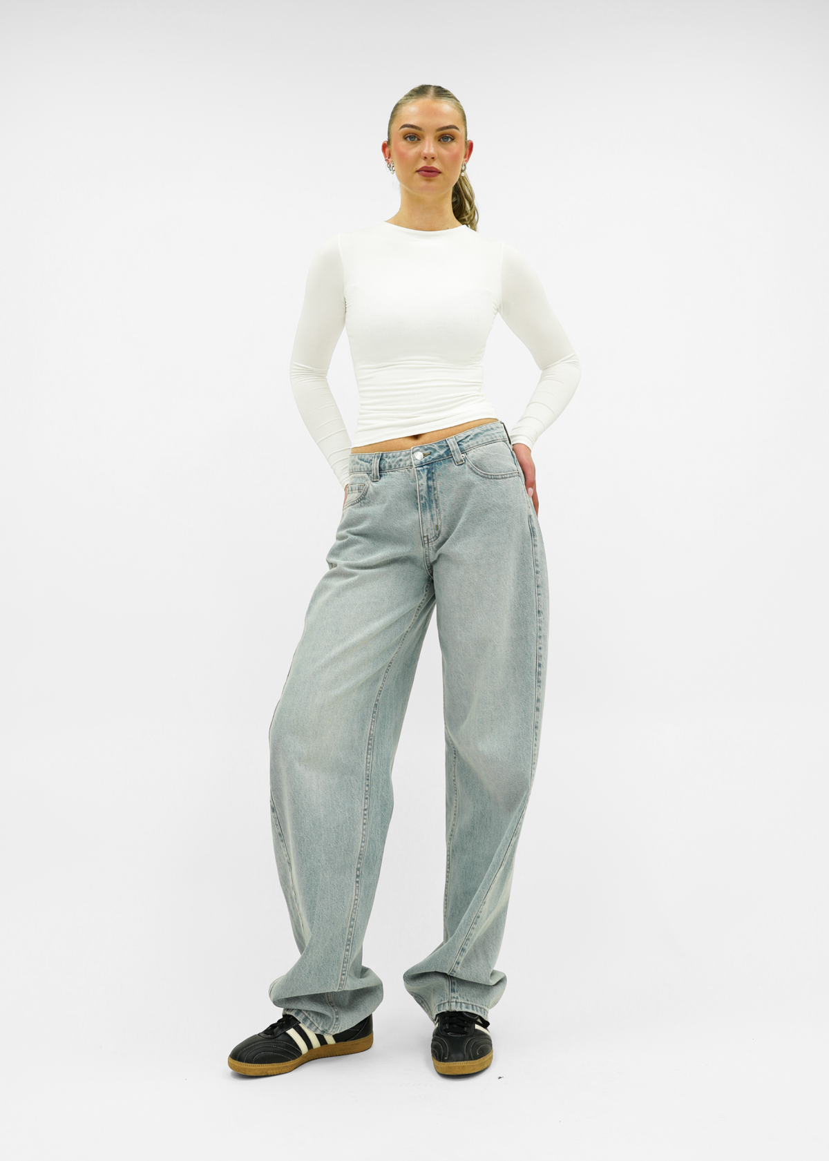 Balloon jeans vintage denim (tall)