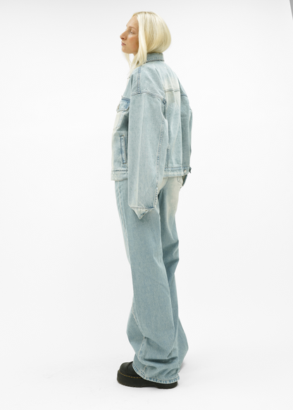 Oversized denim jacket vintage denim (tall)