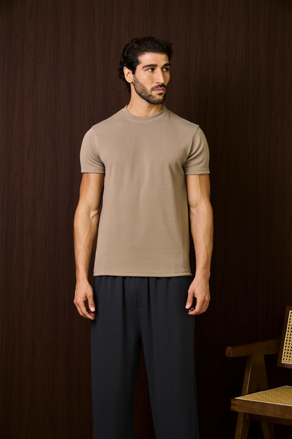 Saints T-Shirt – Taupe