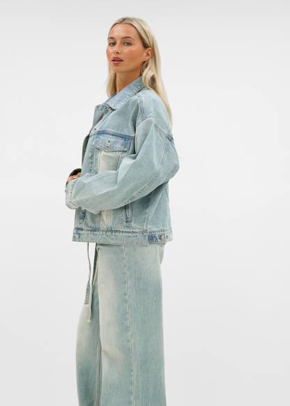 Oversized denim jacket vintage denim (tall)