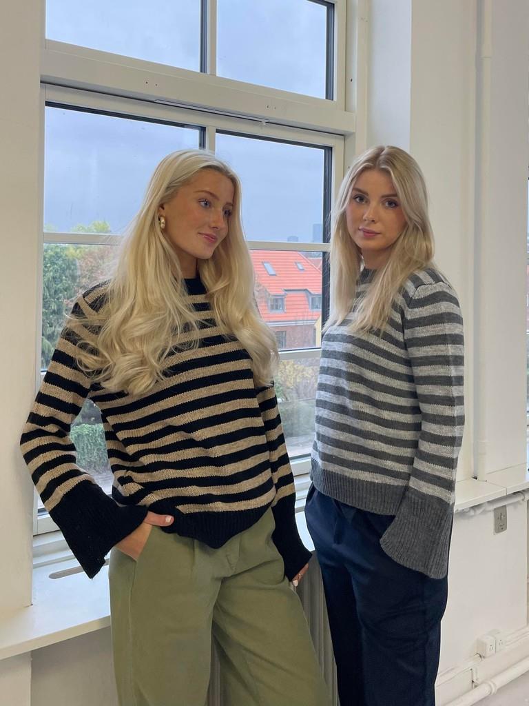 Paulina knit - beige/black