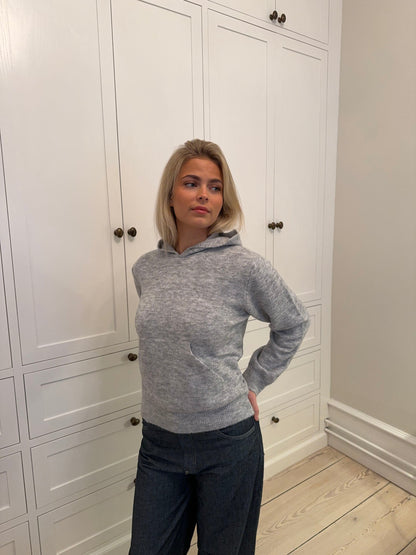 Tilly knitted hoodie - Grey